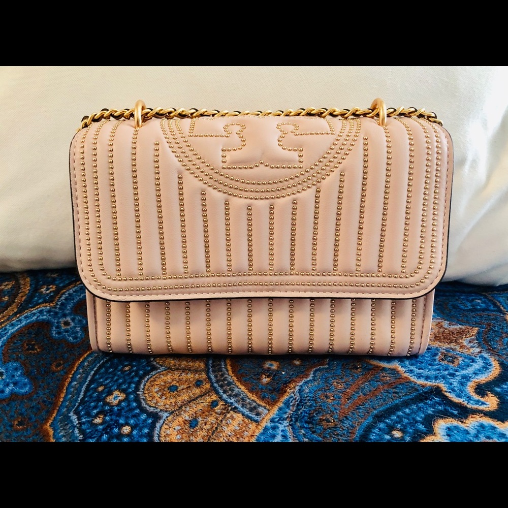 Tory Burch Fleming Studded Shoulder Bag - Picture 3 of 3